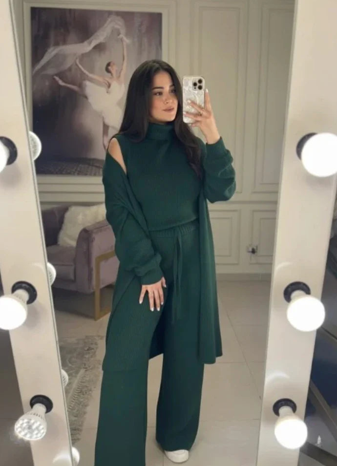 Winter Glam 3-Piece Fleece Outfit -