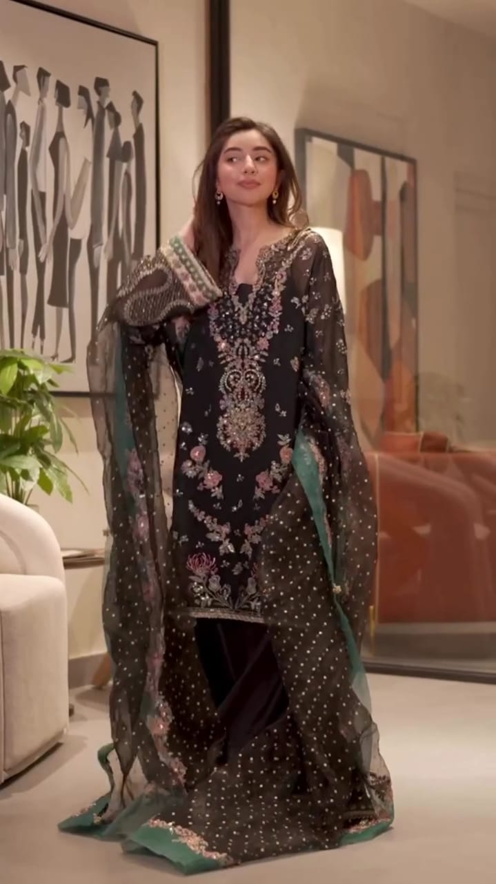 Royal Elegance 3PC Embroidered Suit