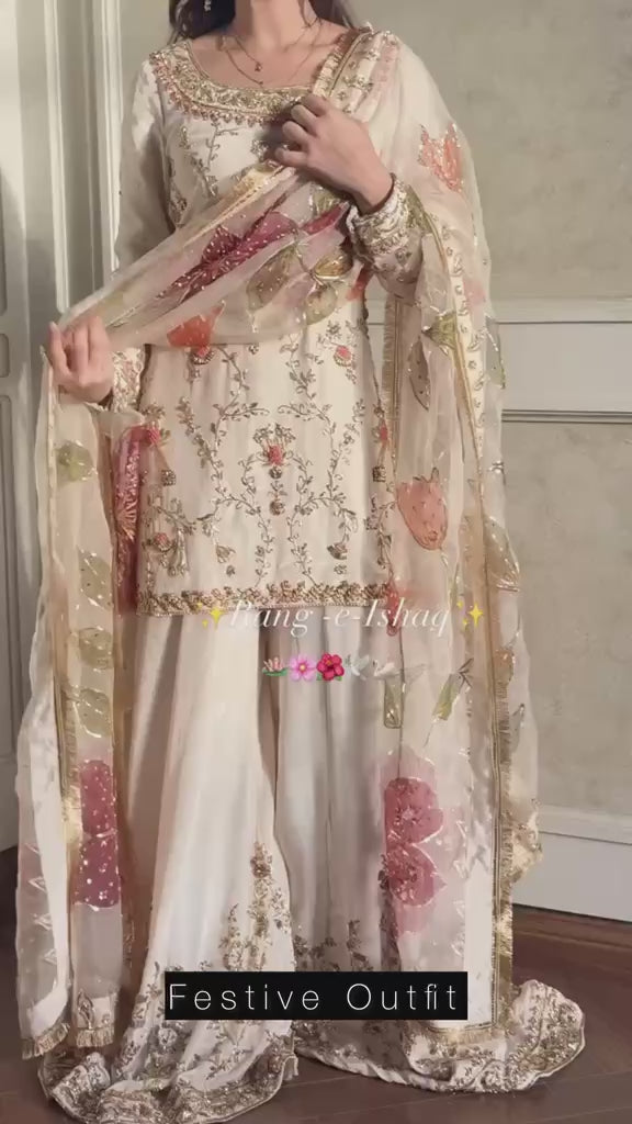 Floral Luxury Embroidered Dress