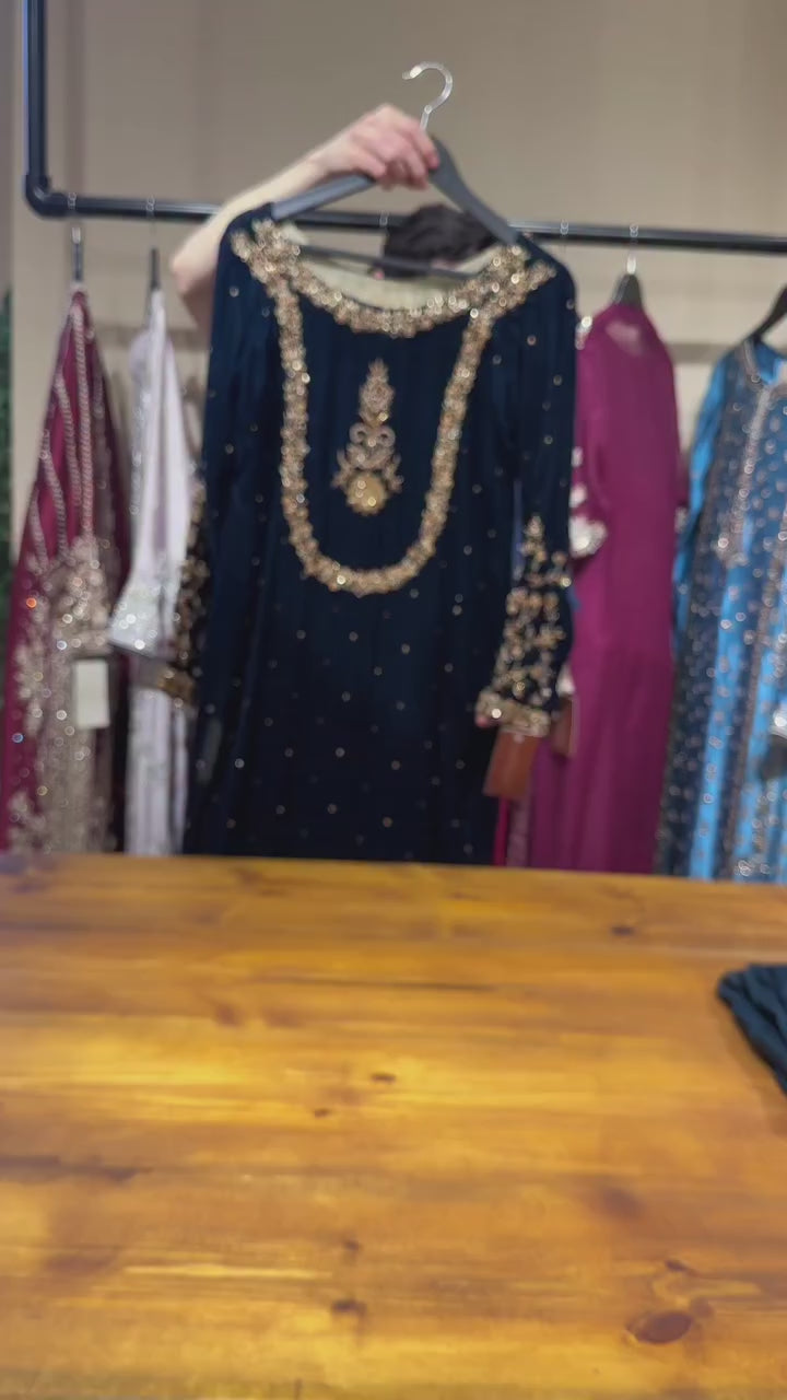 Festive Embroidered Stitched 3 Pcs