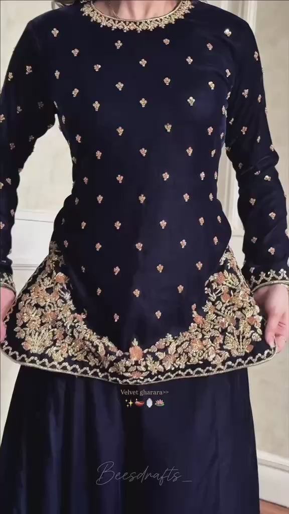 Winter festive 3pcs dress