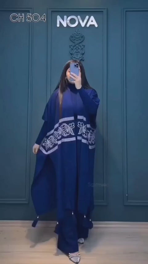 Printed Capshawl 3pc Set